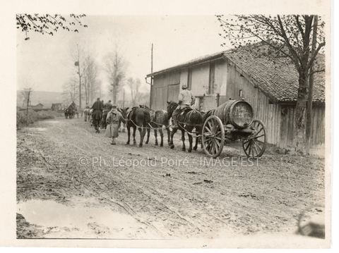 Transport d'un tonneau