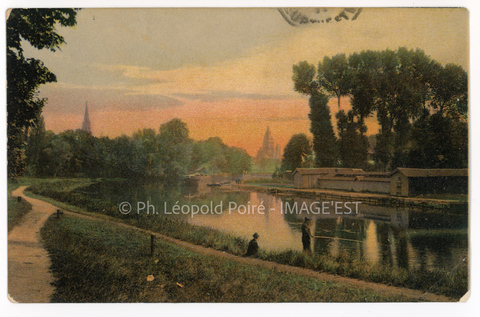 Pêcheurs sur la Moselle (Metz)