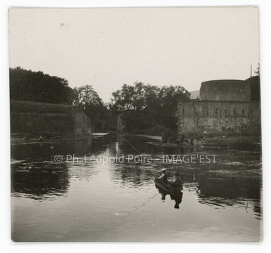Pêcheurs sur la Moselle (Moselle)