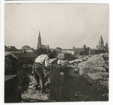 Démolition des remparts (Metz)