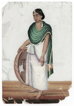 Indienne au panier
