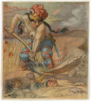 Caricature de Adolphe Willette (1857-1926)