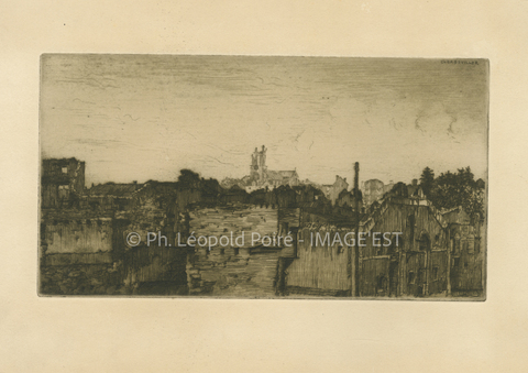 Gerbéviller en ruines (Meurthe-et-Moselle)