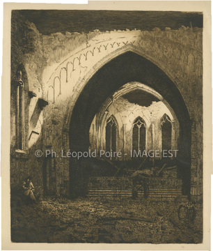 Infirmier parmi les ruines (Haraucourt)