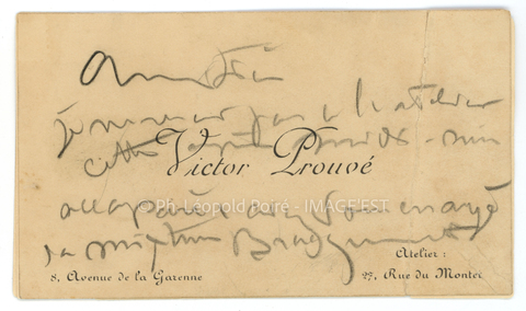 Carton de correspondance (Nancy)