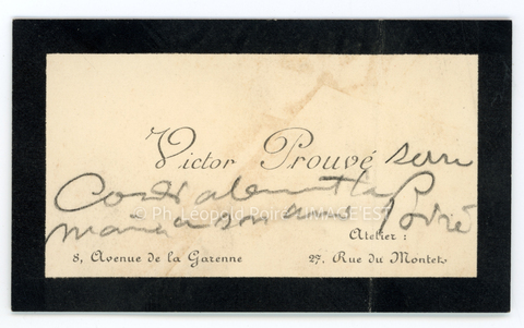 Carton de correspondance (Nancy)