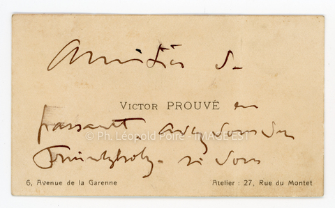 Carton de correspondance (Nancy)