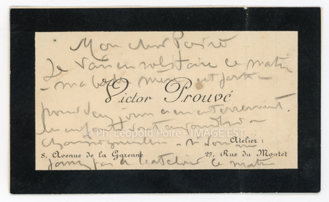 Carton de correspondance (Nancy)