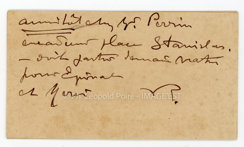 Carton de correspondance (Nancy)