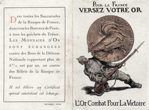 Pour la France, versez votre or