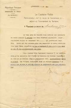 Lettre au maire (Montreux-Jeune)