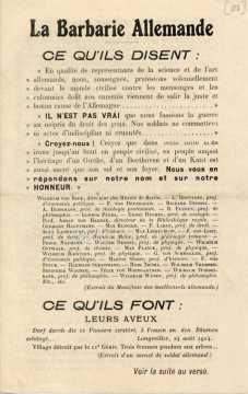 La barbarie allemande