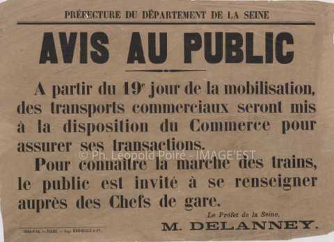 Avis au public (Paris)