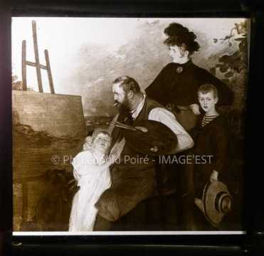 Le Peintre Thaulow et ses enfants