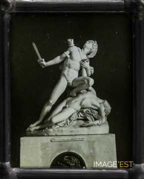 " La mort d'Euryale et de Nisus " de Jean-Baptiste Louis Roman (1792-1835).