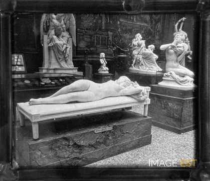 " Le repos " de Alfred Boucher (1850-1934)