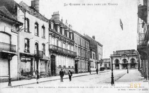 Maison incendiée (Saint-Dié-des-Vosges)