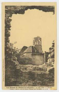 Église en ruine (Châtel-sur-Moselle)