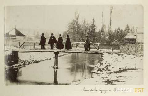 Passerelle sur la Vezouze (Blâmont)