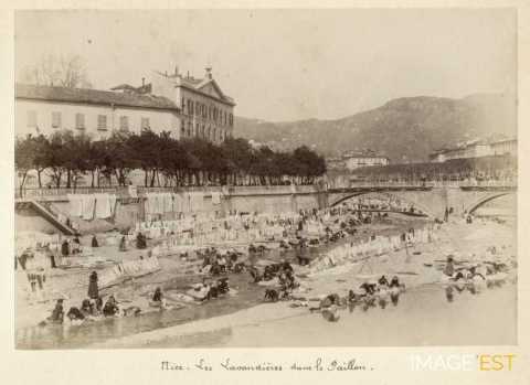 Lavandières dans le Paillon (Nice)
