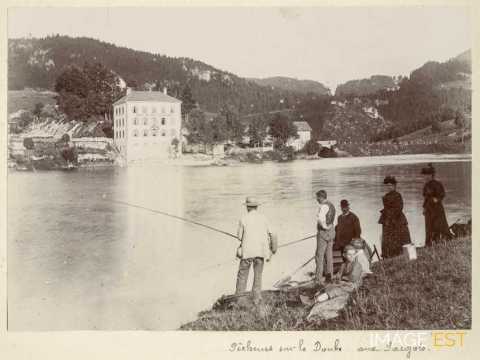 Pêcheurs sur le Doubs (Les Brenets)