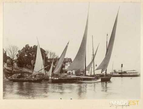 Bateaux à voiles (Saint-Gingolph)