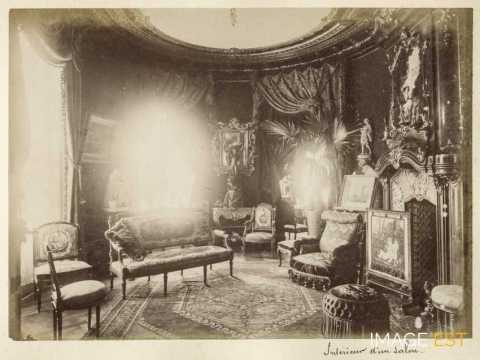 Intérieur d'un salon (Nancy)