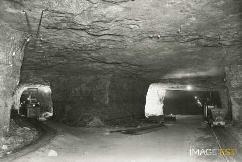 Bifurcation d'une galerie de mine (Varangéville)