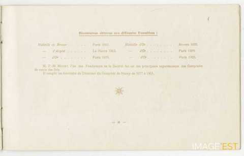 Le Sel à l'Exposition : Nancy 1909