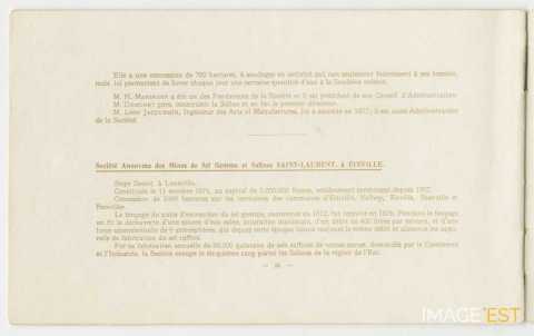 Le Sel à l'Exposition : Nancy 1909