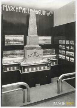 Stand de la Société Marchéville-Daguin & Cie (Paris)