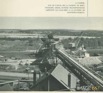 Transport et conditionnement du calcaire (Laneuveville-devant-Nancy)