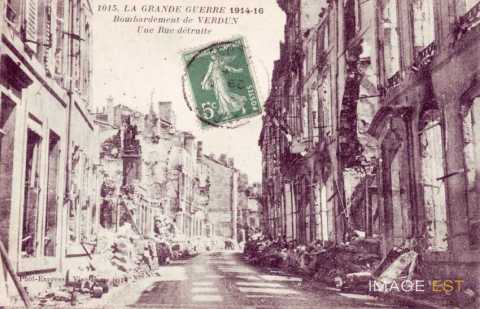 Maisons détruites (Verdun)