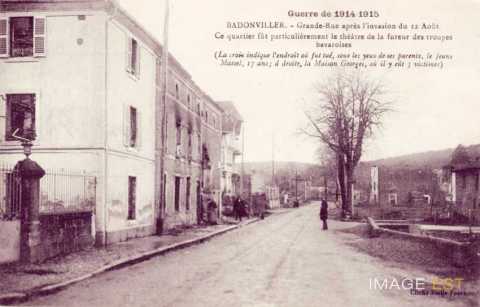 Grande rue (Badonviller)