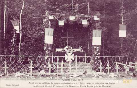 Autel du cimetière militaire (Baccarat)