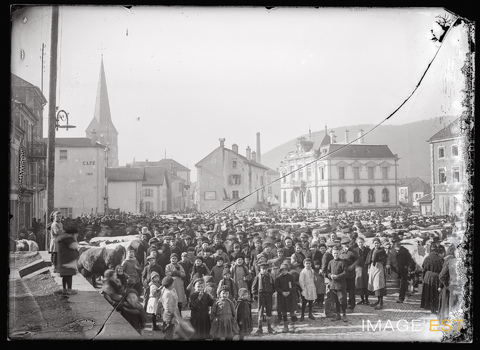 Marché aux bestiaux (Le Val-d'Ajol)