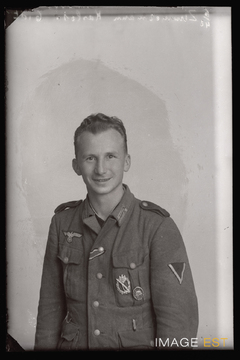 Portrait d'un militaire allemand (Le Val-d'Ajol)