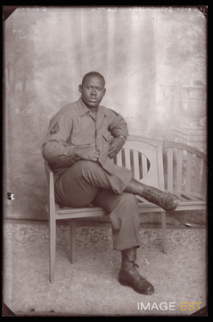 Portrait d'un militaire américain (Le Val-d'Ajol)