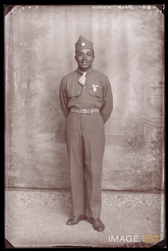 Portrait d'un militaire américain (Le Val-d'Ajol)