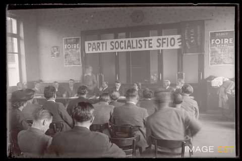 Réunion du Parti socialiste (Le Val-d'Ajol)