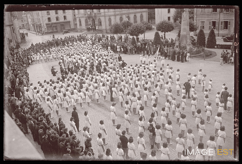 Rassemblement de jeunes gymnastes (Le Val-d'Ajol)
