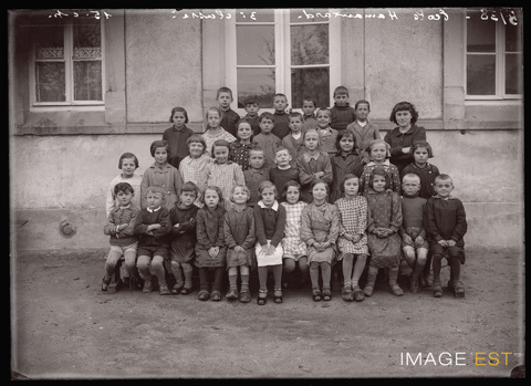 Photographie de classe (Le Val-d'Ajol)