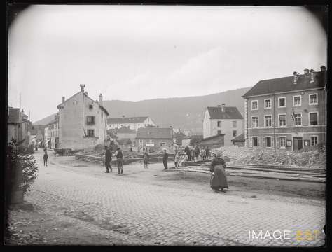 Chantier de construction (Le Val-d'Ajol)