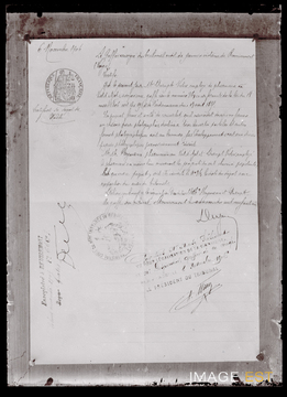 Certificat de dépôt (Le Val-d'Ajol)