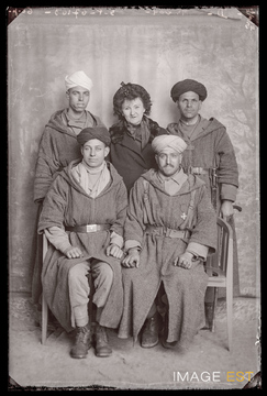 Groupe de goumiers marocains (Le Val-d'Ajol)