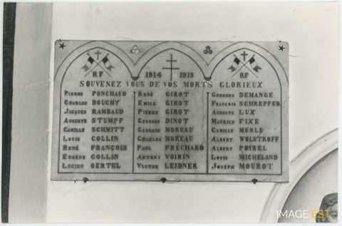 Plaque commémorative (Vandoeuvre-lès-Nancy)