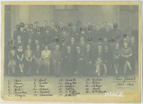 Groupe d'étudiants et d'enseignants (Nancy)