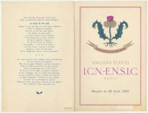 Banquet du 25 avril 1953 (Nancy)