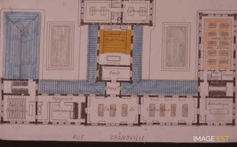 Plan de l'E.N.S.I.C. (Nancy)