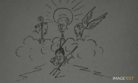 Caricatures non identifiées